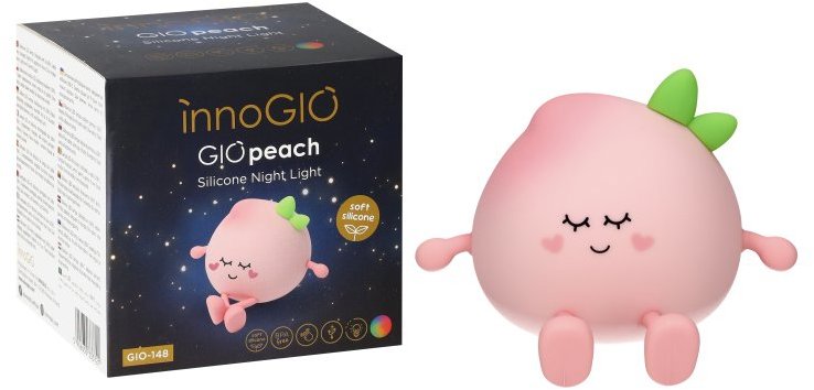 InnoGIO Lampička GIOpeach - inteligentní světlo pro děti