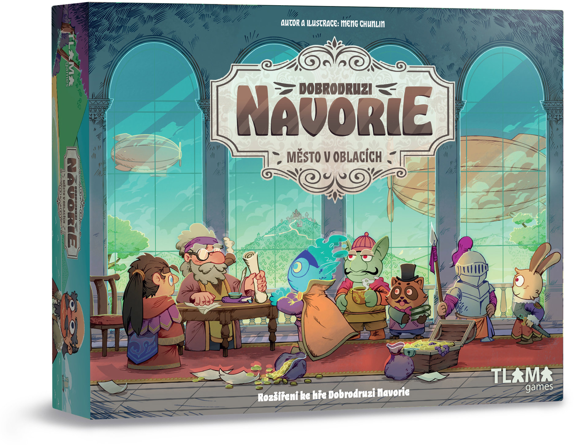 TLAMA games Dobrodruzi Navorie Město v oblacích, rozšíření