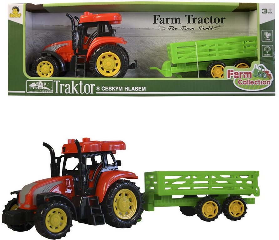 Traktor s přívěsem