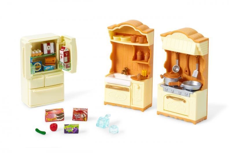 Sylvanian Families set - kuchyňská linka s ledničkou