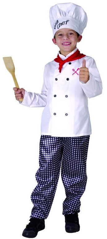Šaty na karneval - kuchař
