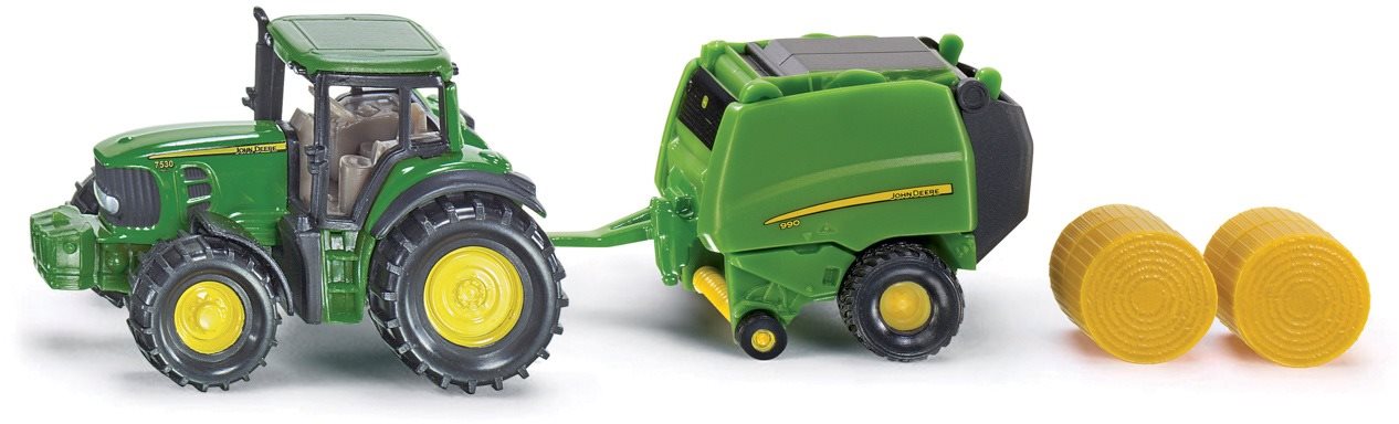 Siku Blister – John Deere s balíkovačkou