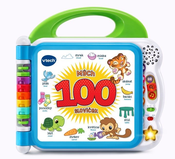 Vtech Mých 100 slovíček CZ - elektronická hračka pro děti