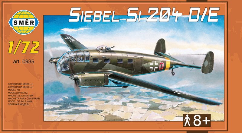 Směr Model Kit 0935 letadlo – Siebel Si 204 D/E