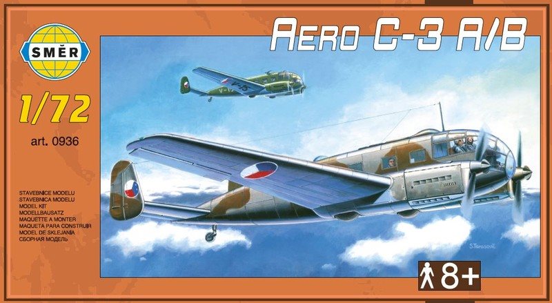 Směr Model Kit 0936 letadlo – Aero C-3 A/B