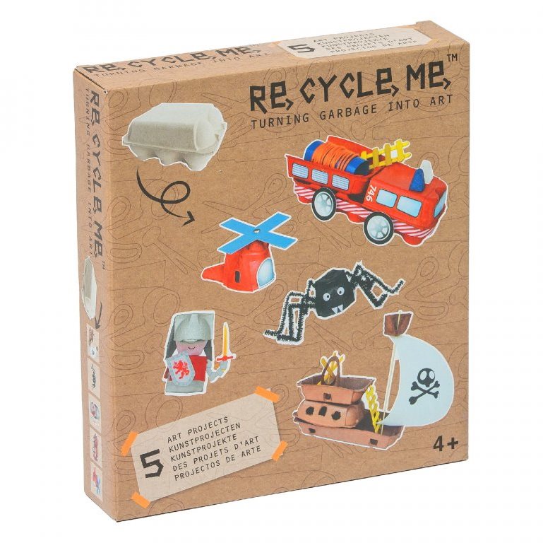 Set Re-cycle me pro kluky – stojan na vajíčka