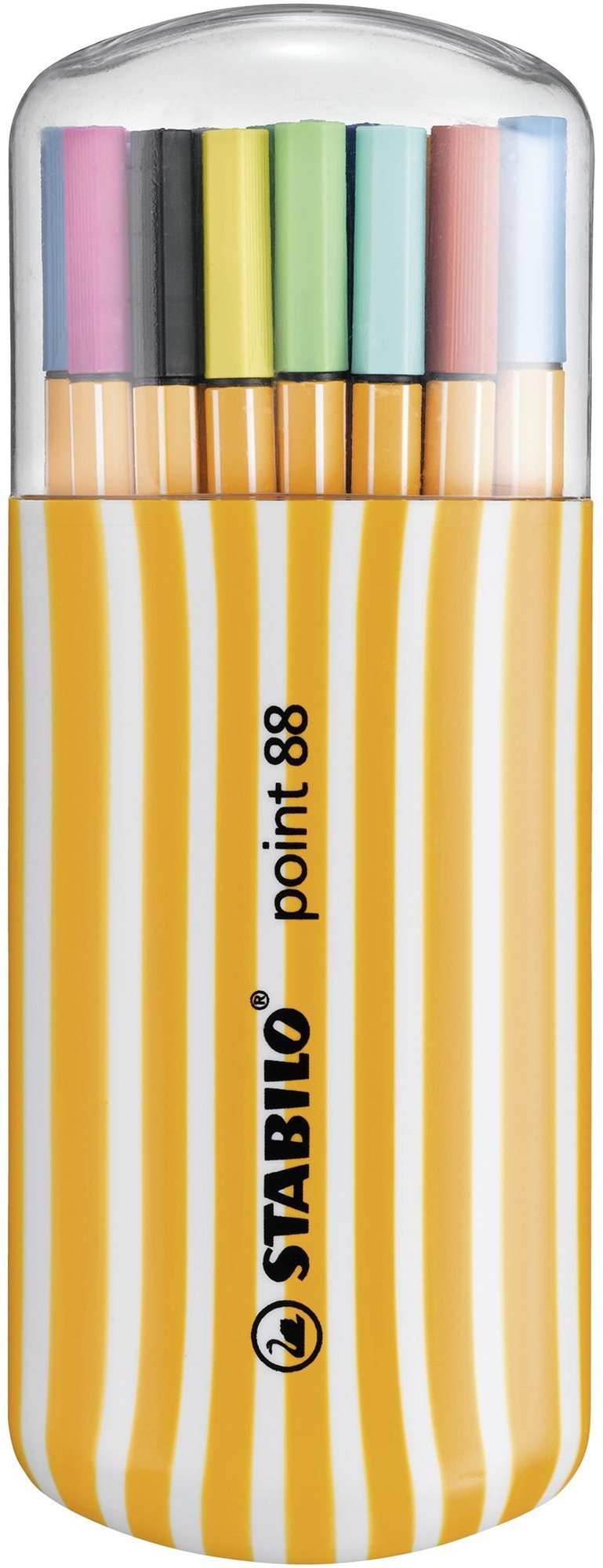 Fixy STABILO Liner Point 88 Twister Zebrui v 20 barvách