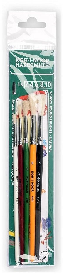 KOH-I-NOOR 9935 kulaté, velikost 2, 4, 6, 8 a 10 - sada 5 ks