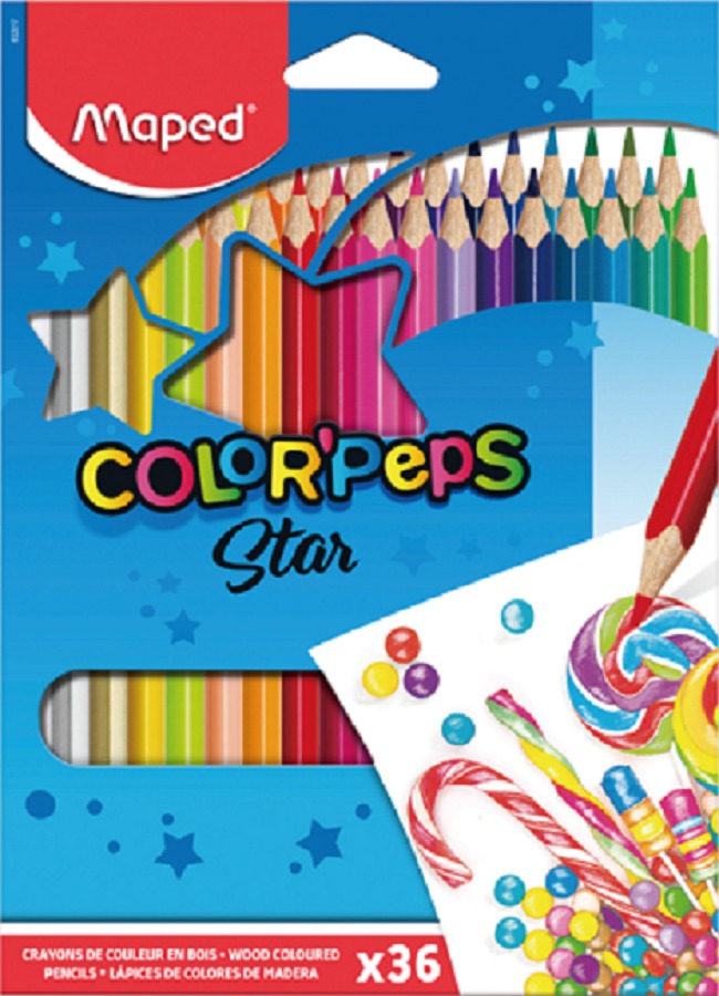 Sada 48 barevných pastelek MAPED Color Peps