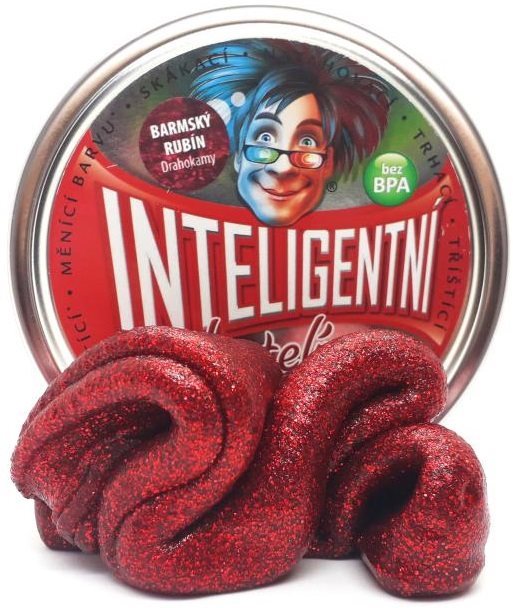Inteligentní plastelína - Barmský rubín (drahokam)