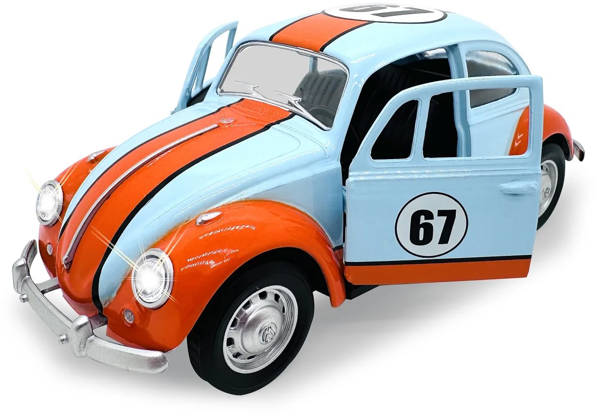 Jamara Volkswagen Classical Beetle 1967 Diecast 1 : 28 světle modré včetně baterií
