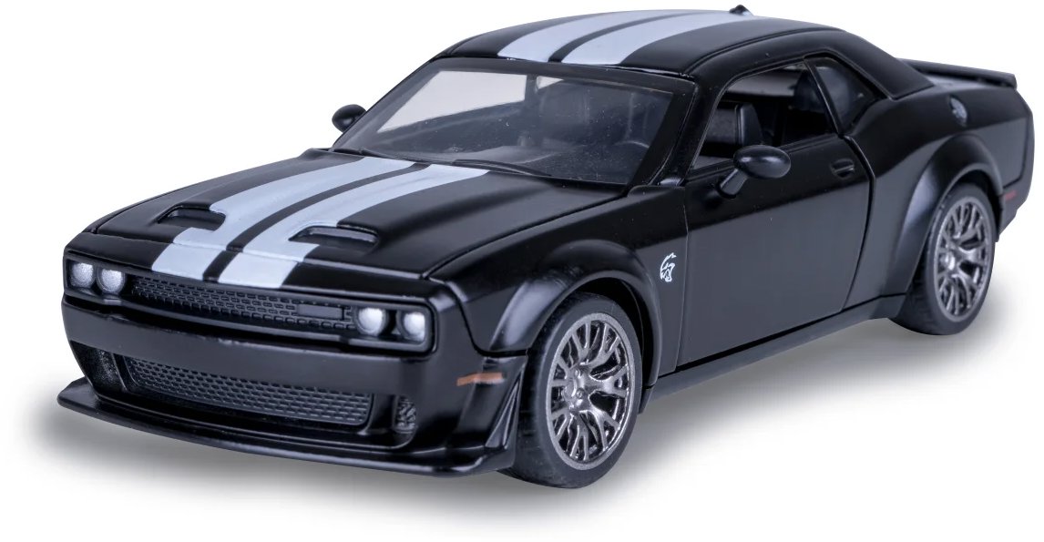 Jamara Dodge Challenger SRT Jailbreak Diecast 1:36 černé 2v1