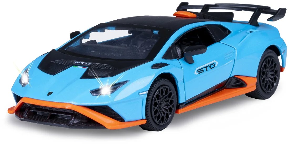 Jamara Lamborghini Huracán STO Diecast 1:32 modré včetně baterií