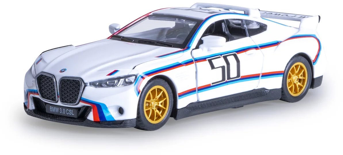 Jamara BMW 3.0 CSL Diecast 1:42 bílé