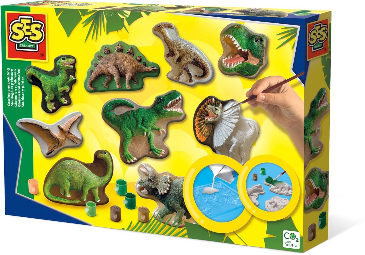 SES Odlévání a malování - dinosauři