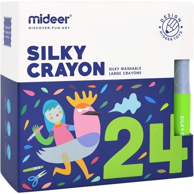 Mideer set barevných voskovek, 24 ks