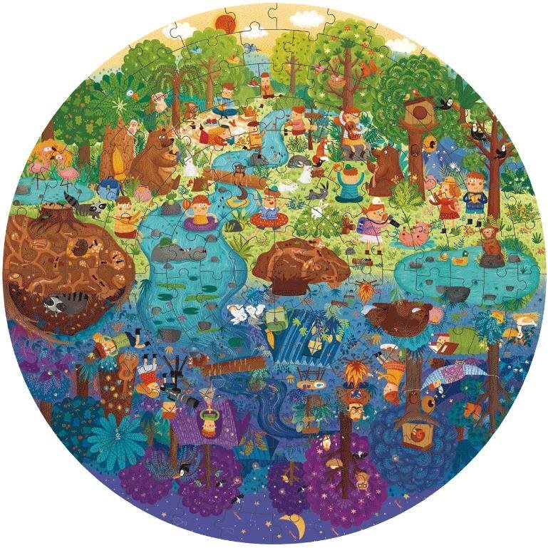 Mideer kulaté puzzle - Den v lese