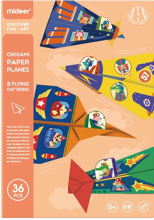 Mideer origami papírová letadla, S