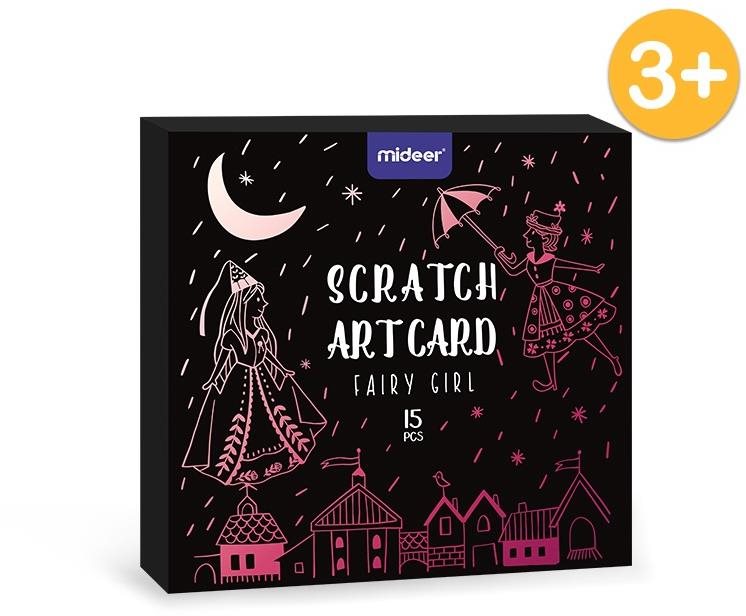 Mideer stírací kartičky - dívky