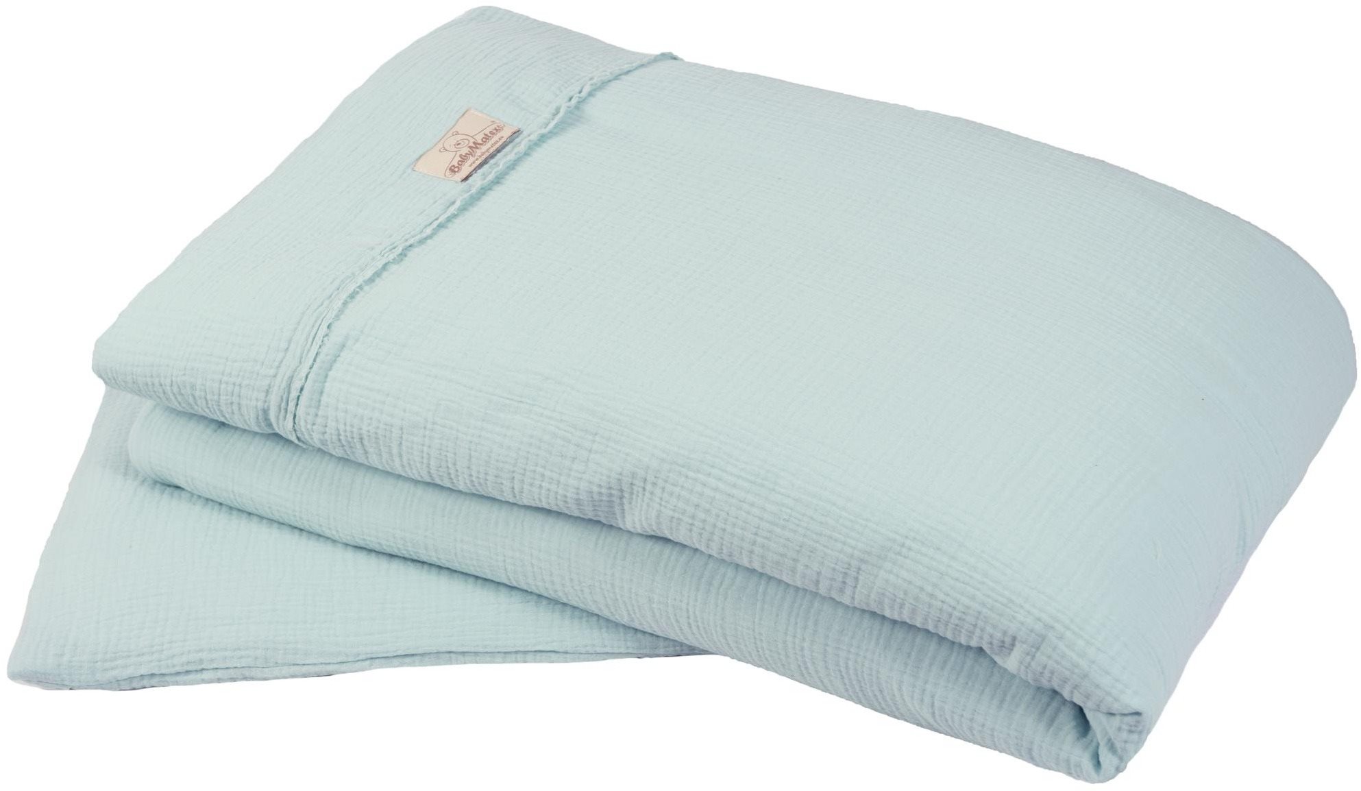 BABYMATEX Prádlo ložní Muslin světle tyrkysové 3dílné