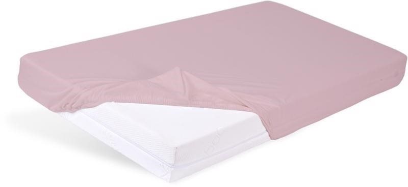 BABYMATEX Prostěradlo ochranné s gumičkou Bamboo starorůžové 60x120 cm