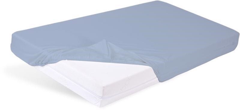 BABYMATEX Prostěradlo ochranné s gumičkou Bamboo světle modré 60x120 cm