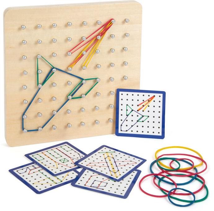 Small Foot Dřevěná deska Geoboard
