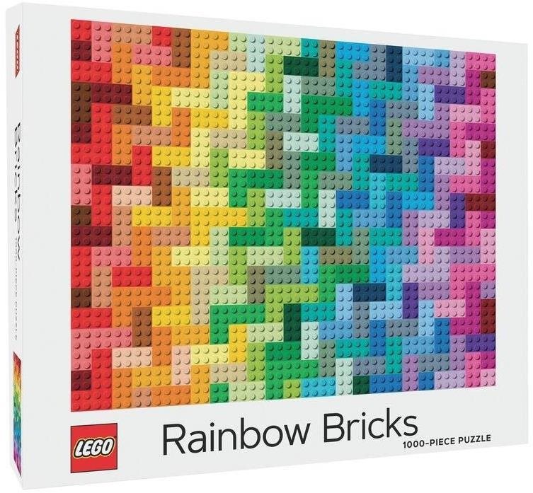 Chronicle books Puzzle LEGO® duhové kostky 1000 dílků