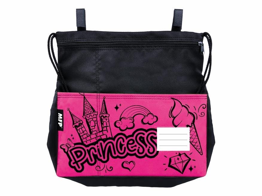 Kapsář na lavici 35x32cm růžový