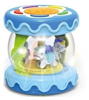 Huanger interaktivní bubínek s poníky Modrý