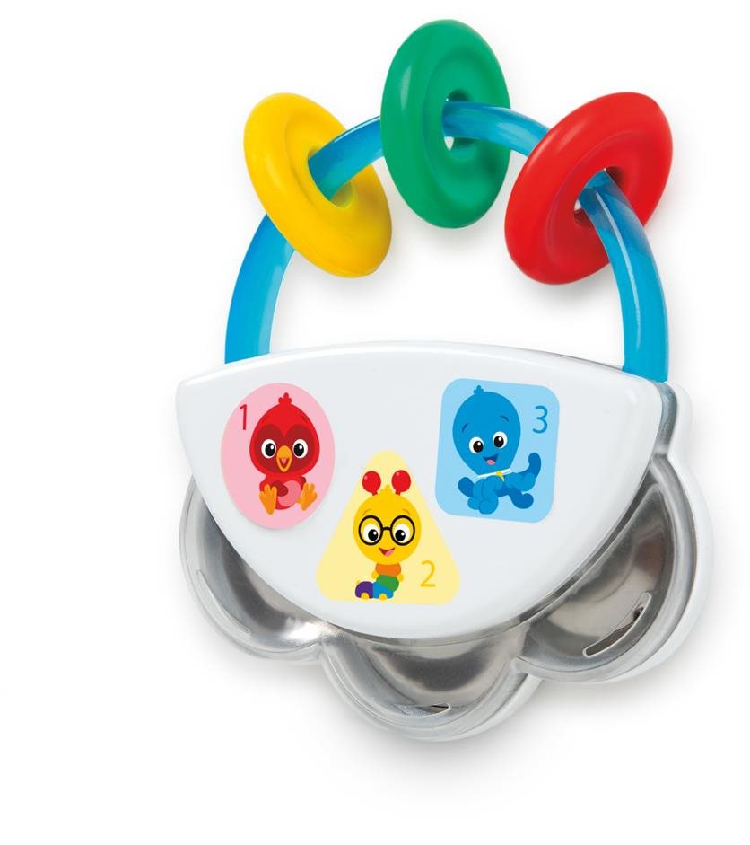 BABY EINSTEIN Tamburína s chrastítkem 3m+
