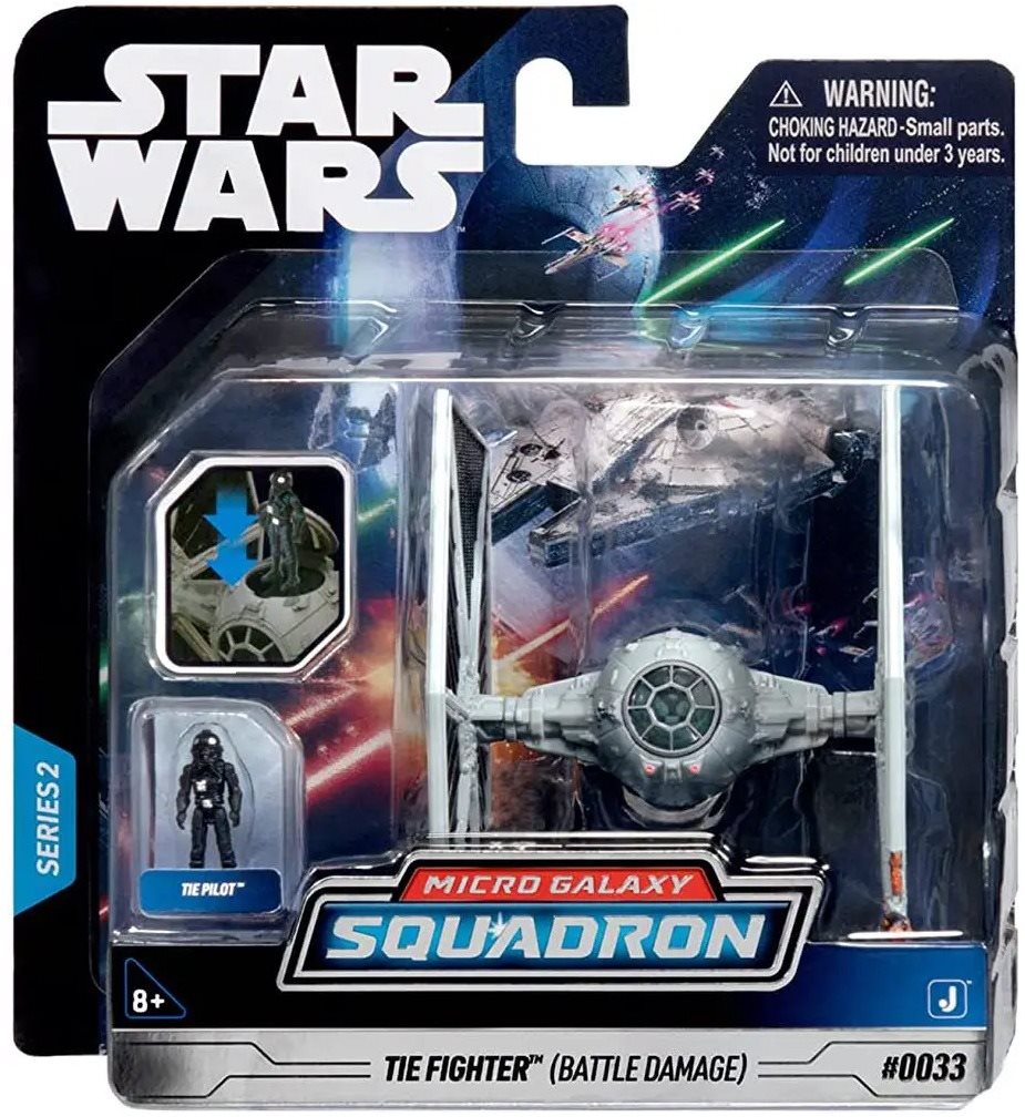 Star Wars - Small Vehicle - TIE Fighter - Battle Damaged