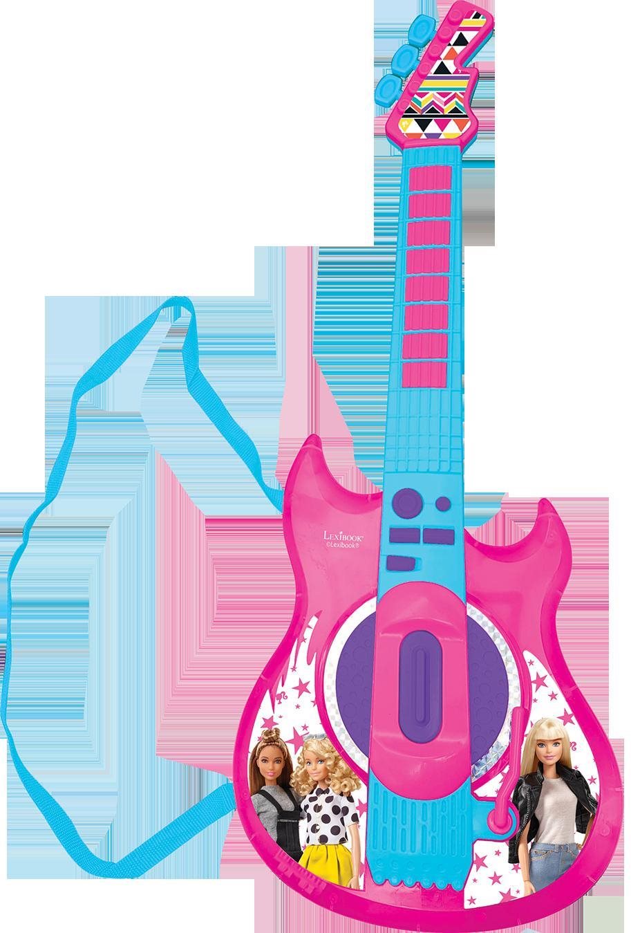 Barbie Electronická svítící kytara s mikrofonem ve tvaru brýlí
