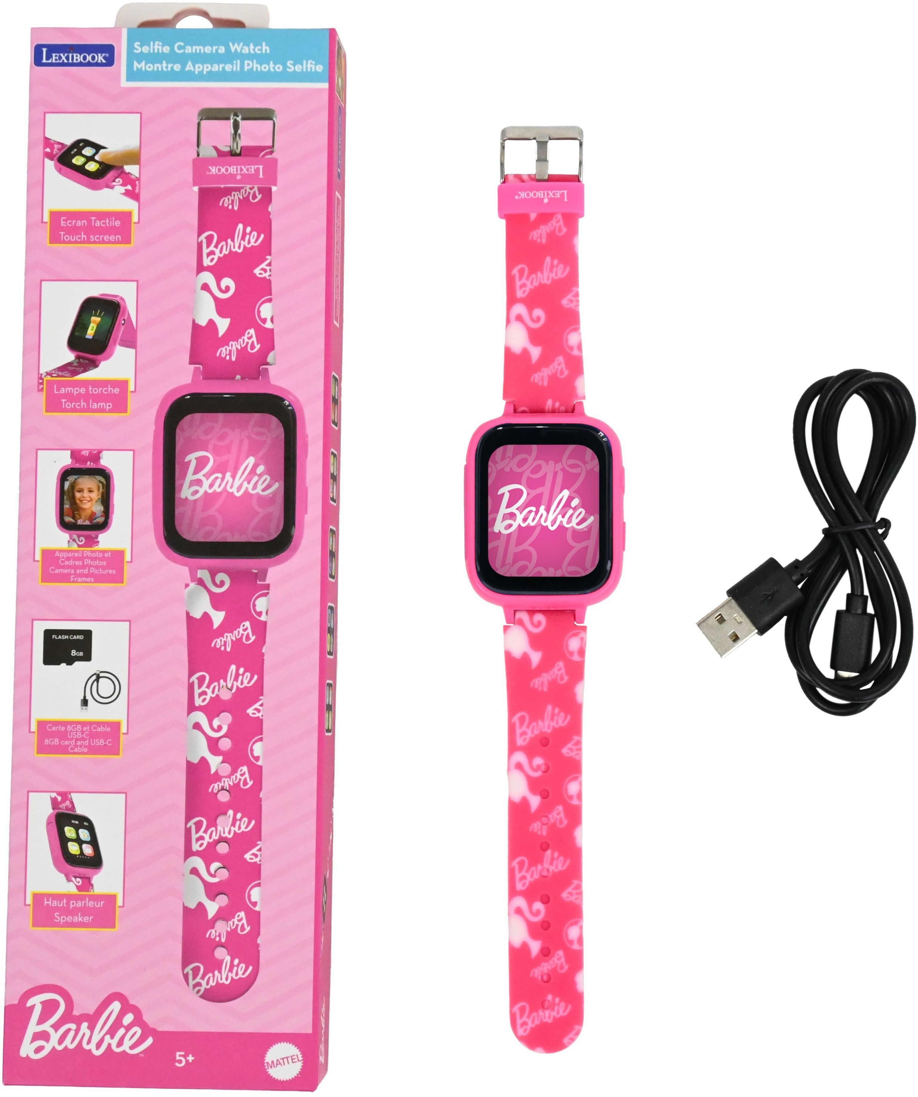 Dětské chytré hodinky Barbie s 8GB paměťovou kartou