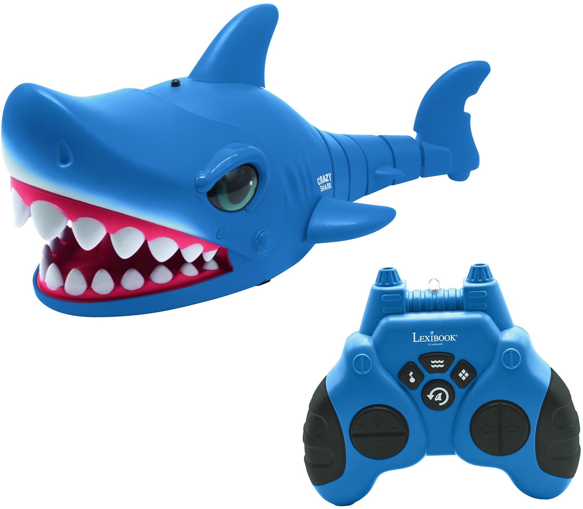 RC Shark – S dálkovým ovládáním Crazy Shark se zvukovými efekty
