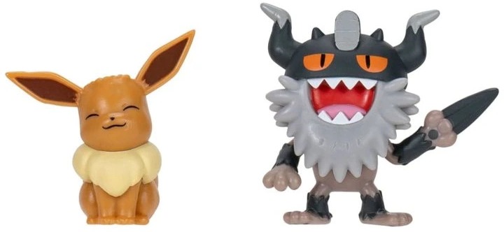 Pokémon figurky - Perrserker & Eevee 5 cm