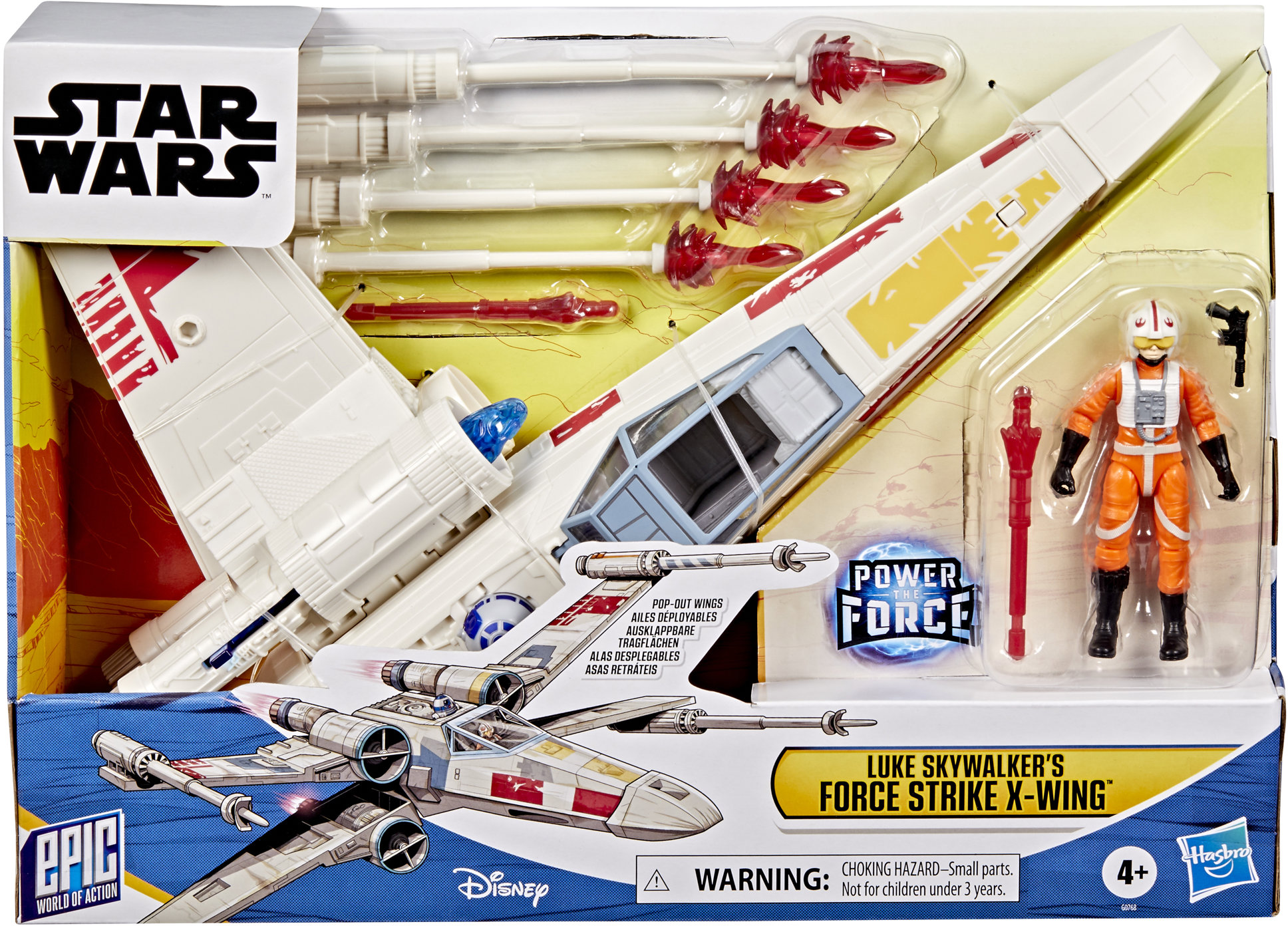 Star Wars Force Strike Stíhačka X-Wing a Figurka