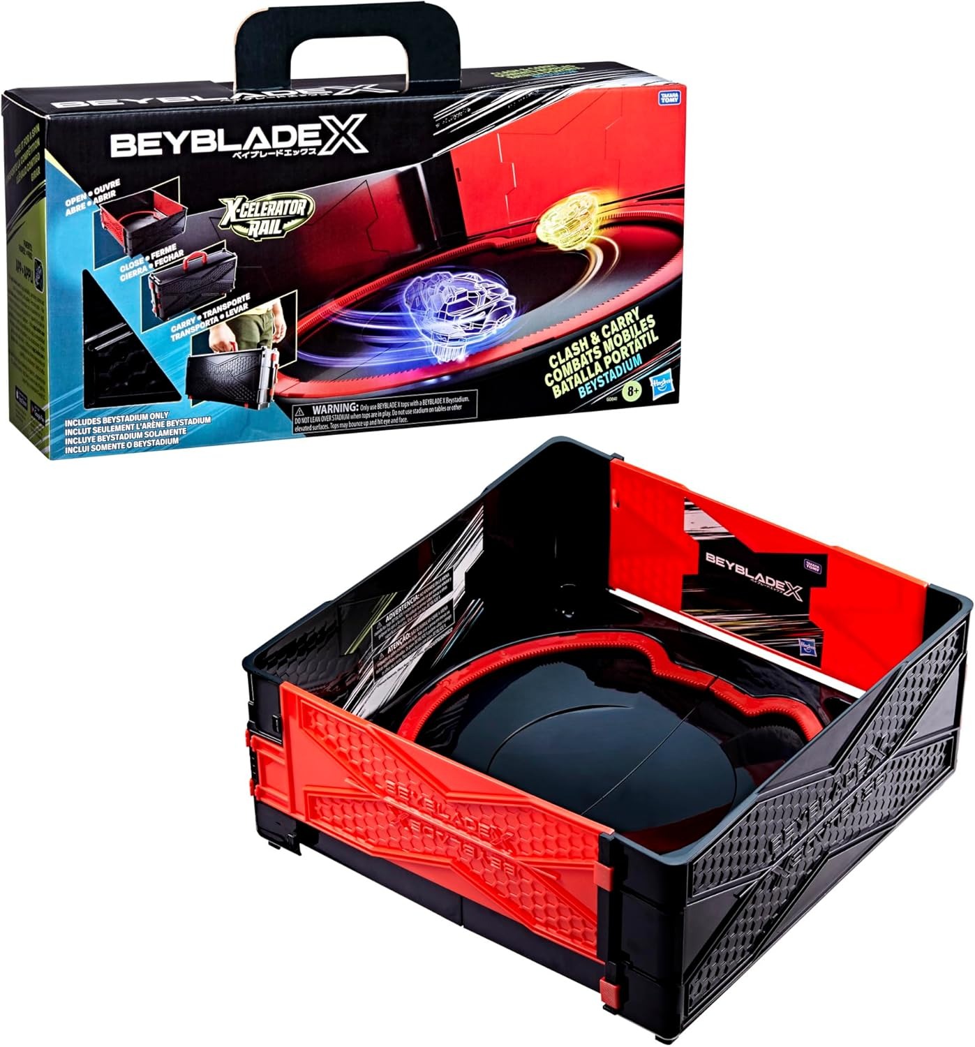 Beyblade X Clash and Carry Beystadium