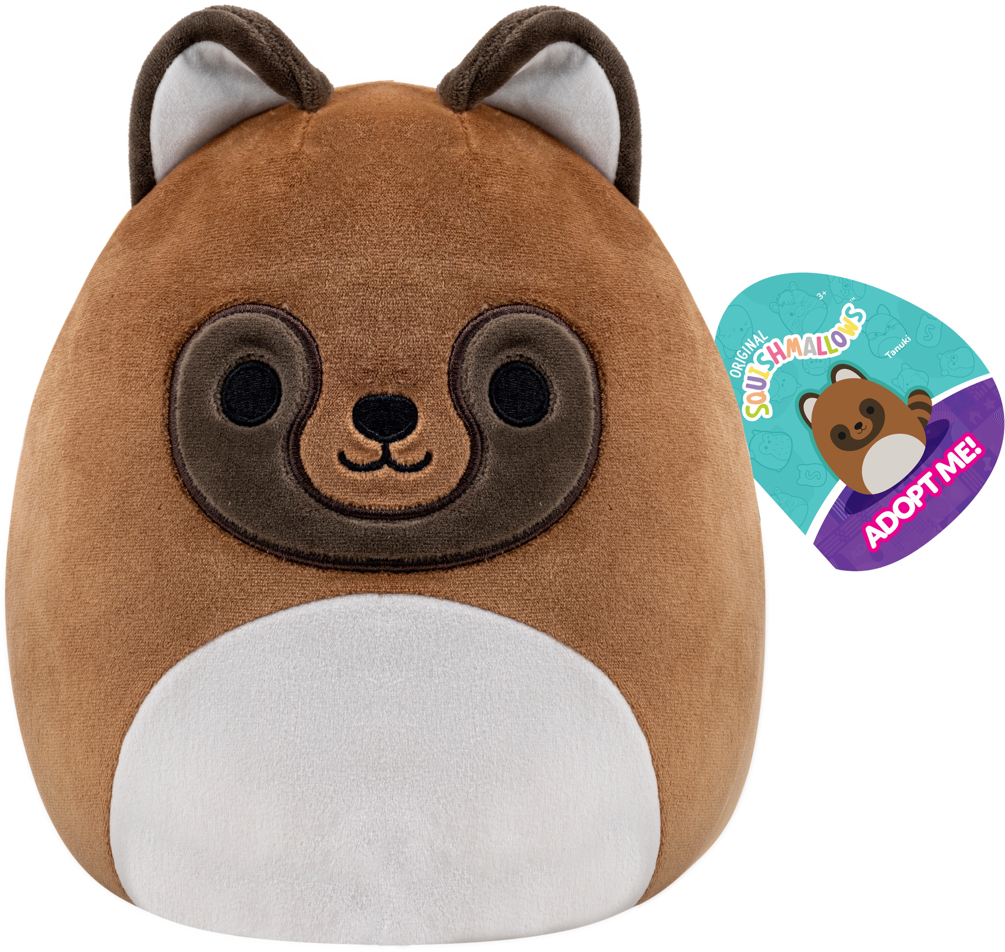 Squishmallow 20 cm Adopt Me Squishmallow – Tanuki