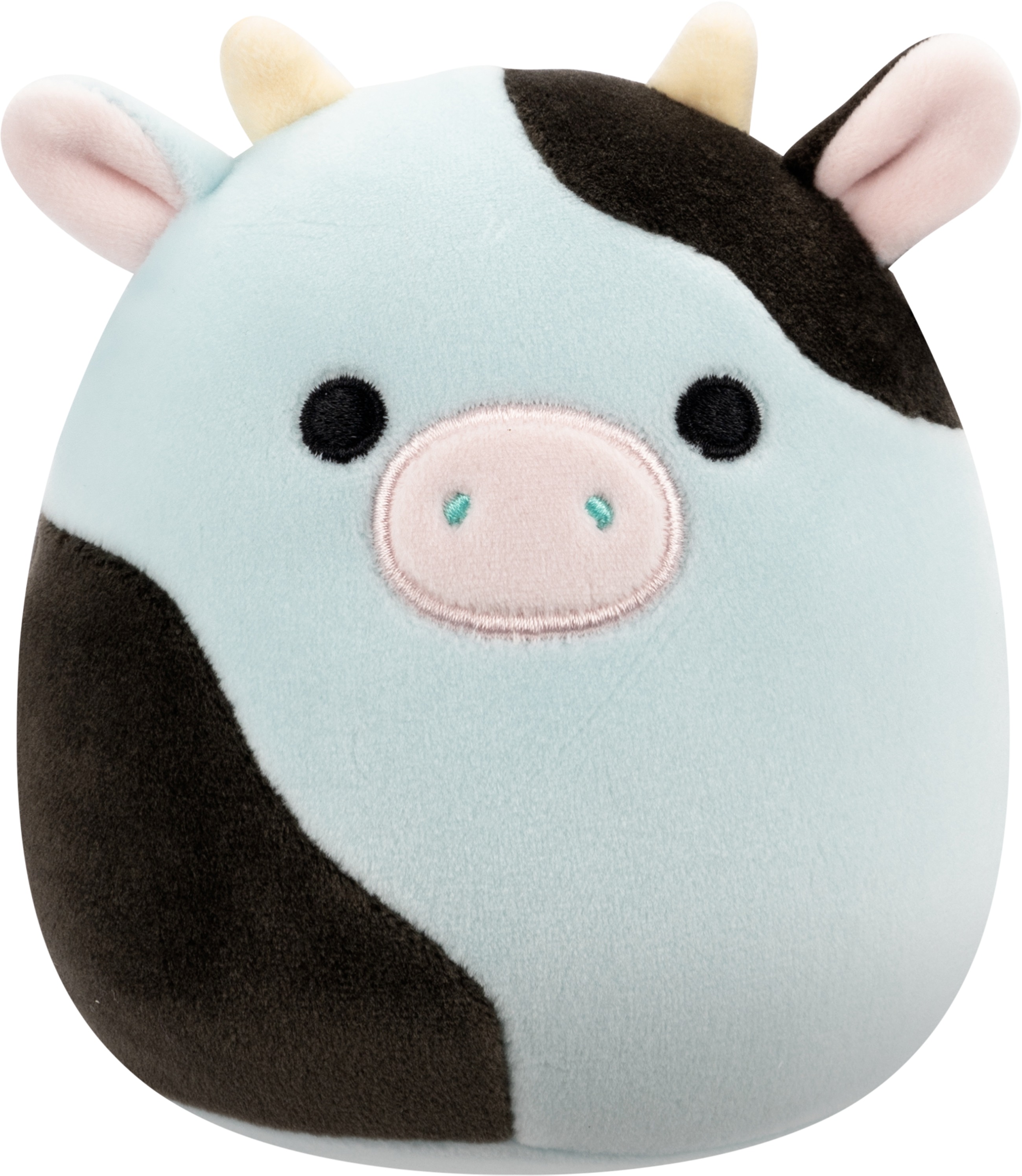 Squishmallows Cillian – modro-černá kráva