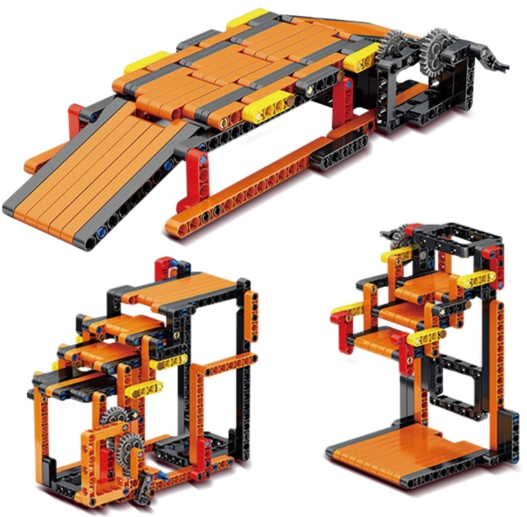 Keyestudio Arduino LEGO díly: skládací most + skládací schody + žaluzie