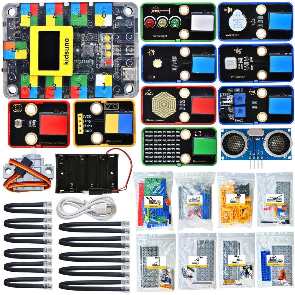 Keyestudio Arduino KidsBits serie Intelligent Traffic System kit