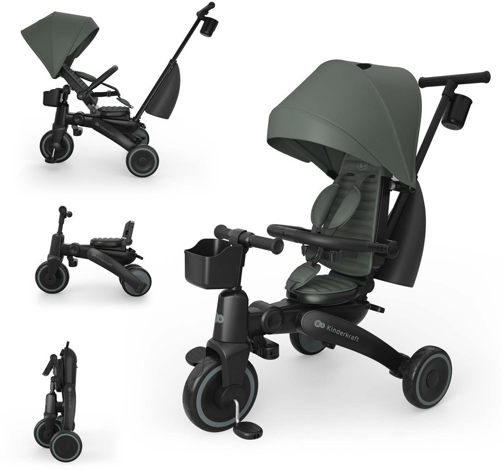 Kinderkraft Tříkolka Jazz 3 Green, 9 m+