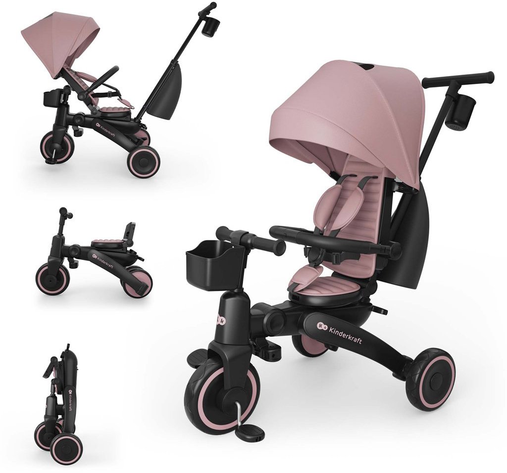 Kinderkraft Tříkolka Jazz 3 Pink, 9 m+