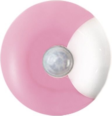ACA Lighting LED dětská noční lampička do zásuvky UFO 0,4W/230V/6000K, soumrakový senzor, růžová