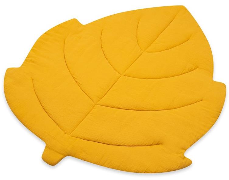 New Baby Mušelínová podložka Leaf mustard