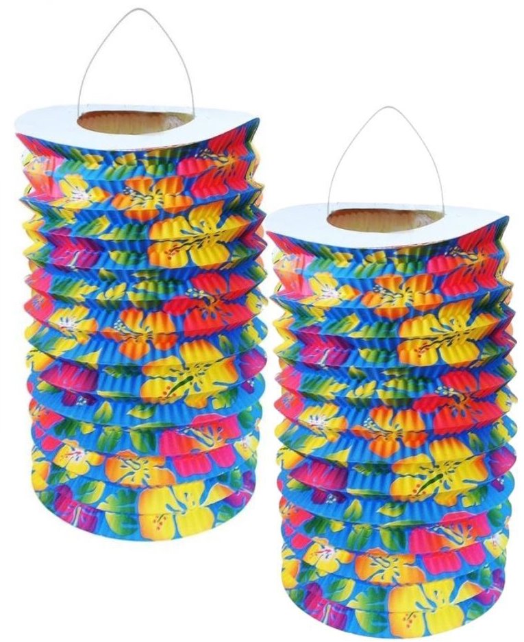 RAPPA Lampion hawaii 15 cm, 2 ks