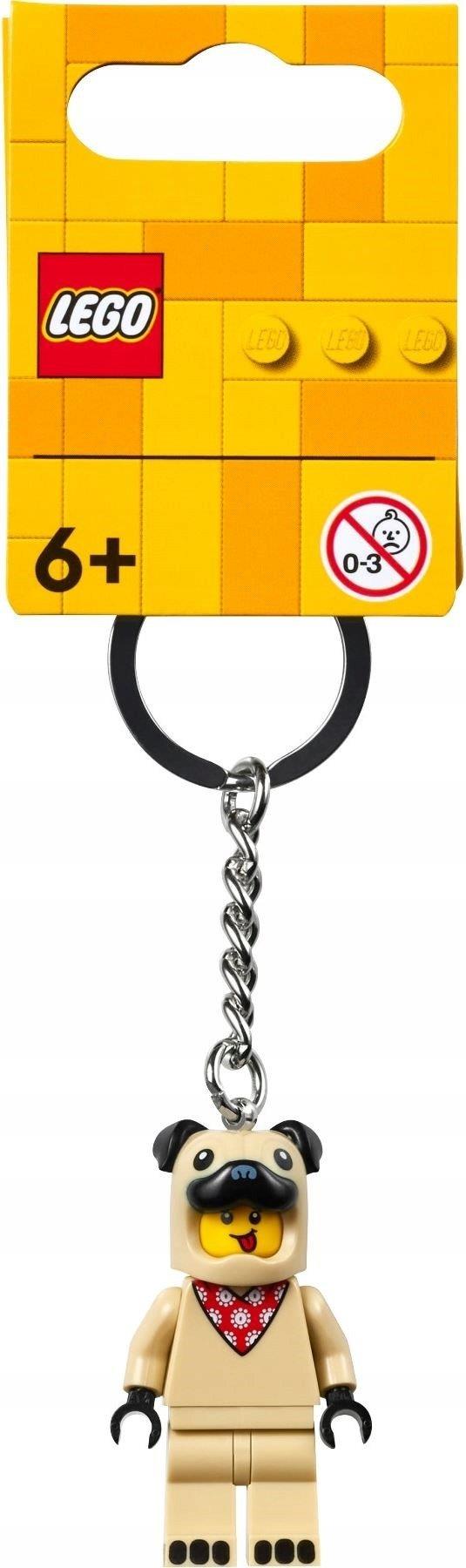LEGO® Minifigurky 854158 Přívěsek na klíče – Chlapík v kostýmu buldočka