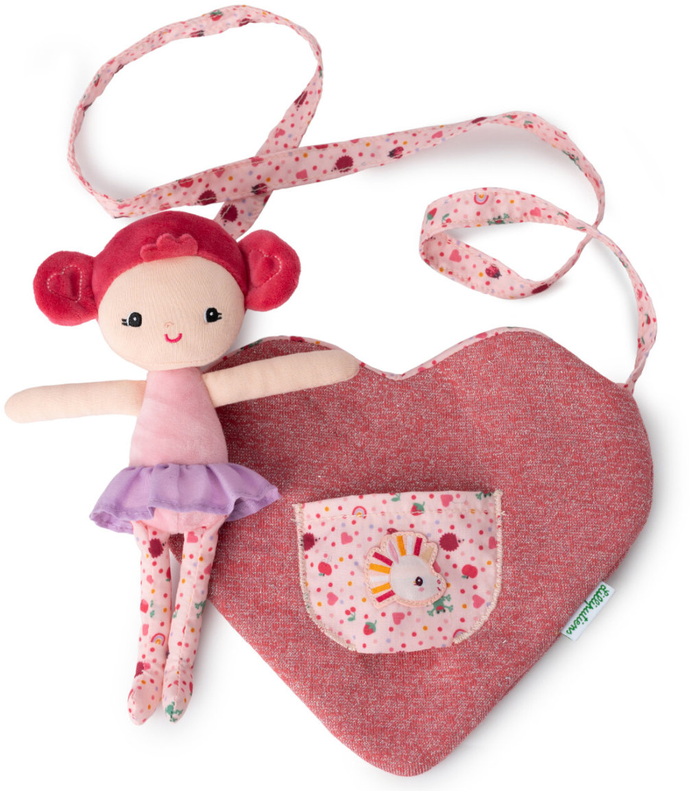 Lilliputiens Kabelka ve tvaru srdce s panenkou Aline