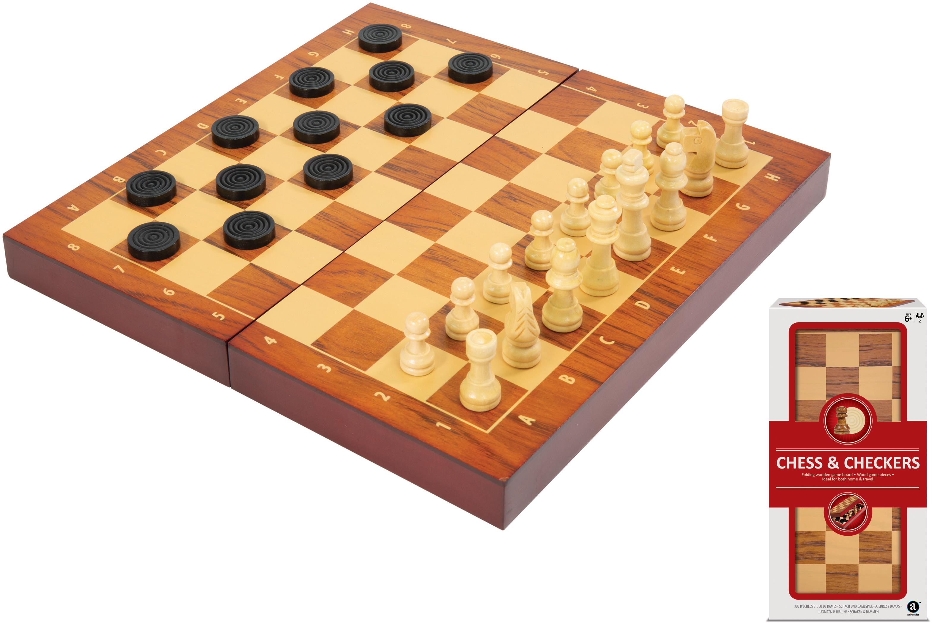 Šachy a dáma cestovní